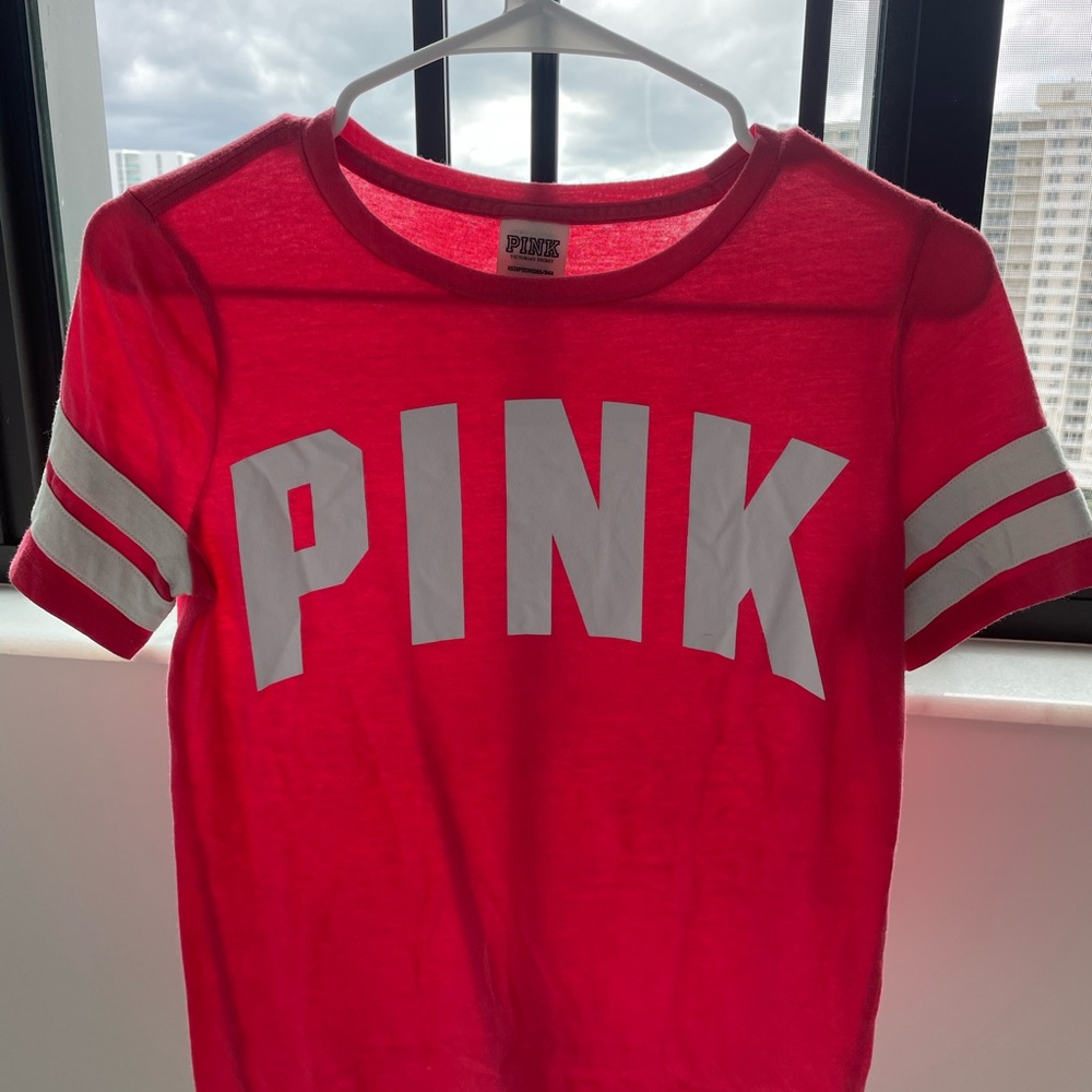 Hot Pink Victorias Secret Tee